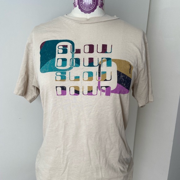 Isabel Marant Cream Graphic Tee - Picture 1 of 4
